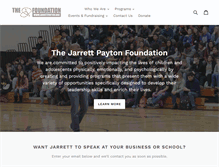 Tablet Screenshot of jarrettpayton.org
